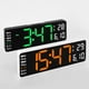 thumbnail image 3 of Relojes LED Bearachild con alarmas duales montados en la pared plástico pantalla digital grande blanco verde, 3 of 6