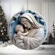 thumbnail image 5 of Effect 2024 Christmas Stereoscopic Vision Birth Blessing Pendant Birth Acrylic Car Hanging Ornaments, 5 of 7