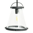 thumbnail image 3 of Robert Stevenson Lighting Robert Stevenson Lighting Wesley - Metal and Seedy Glass Ceiling Light, Distressed Zinc, 3 of 7