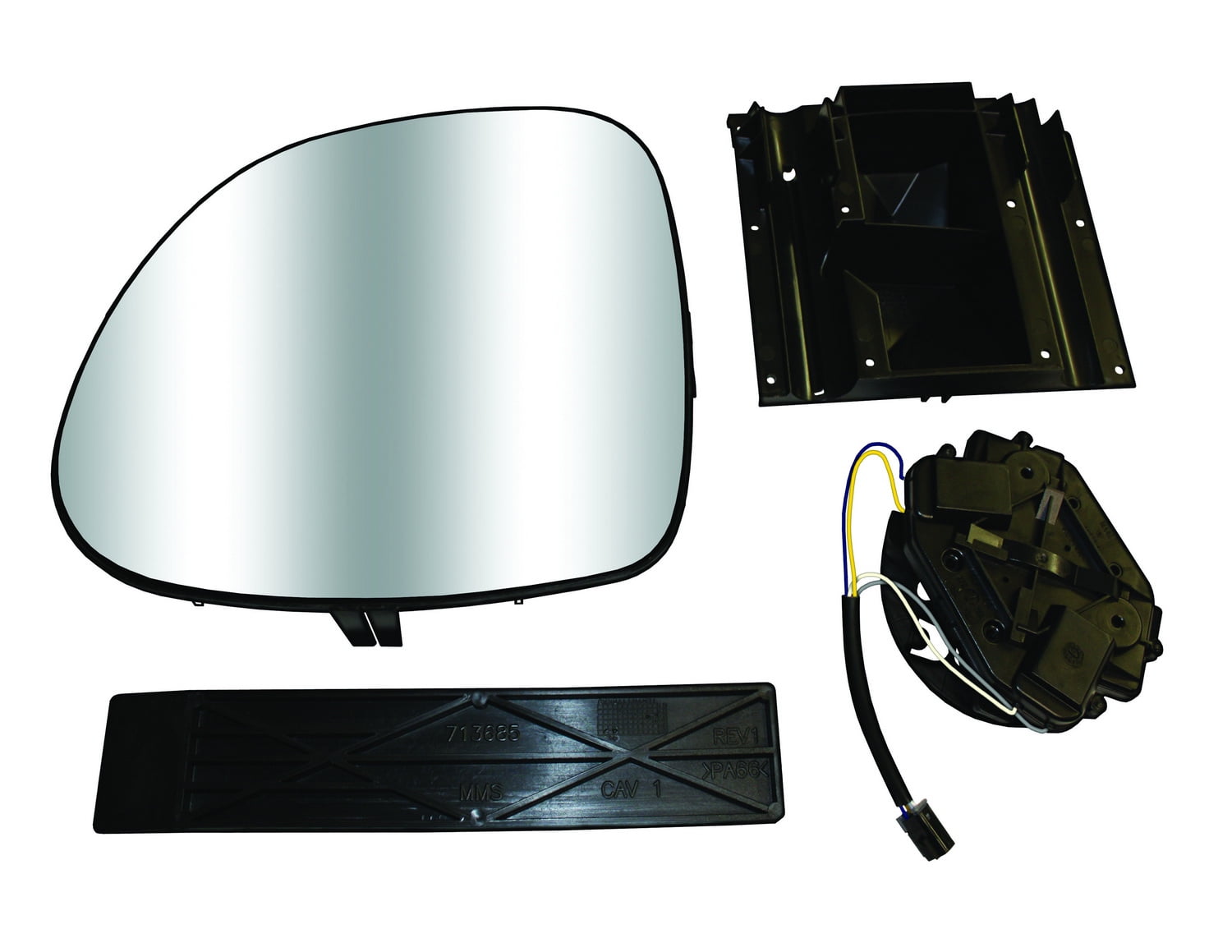Magna Extendable Replacement Mirror Passenger Side Power Glass and Subassembly Repair Kit