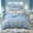 Light Blue, variant on 100% Cotton Ruffled Duvet Cover Set Queen, White Shabby Chic Farmhouse Bedding Set French Country Cute Comforter Cover