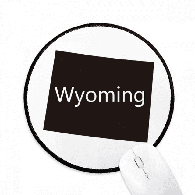 Wyong Tapis de Souris Rond pour Bureau des États-Unis d'Amérique pour Ordinateur