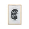 thumbnail image 1 of Vintage Wall Art with Frame, Motorcycle Adventure Words and Ornate Lines Contemporary New Graphic Design, Printed Fabric Poster for Bathroom Living Room, 23" x 35", Grey, by Ambesonne, 1 of 2