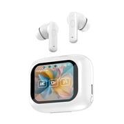 Touch Screen Wireless Earbuds Bluetooth, Bluetooth Earphones with Intelligent Touch Screen Charging Case, Smart Touch Screen Bluetooth Sport Waterproof Wireless Bluetooth 5.4 Headphone