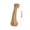 🔥 Khaki_Base#6854, variant on Dog Chew Toy Bone Shape | Teething Stick for Aggressive Chewers | Natural Wood & Durable Plastic | Deodorizing, Wear Proof, Hollow Fillable Design | Teeth Cleaning | Multiple Sizes | 1 Pack
