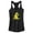 Black, variant on Junior's Fortnite Peely Peace Sign Racerback Tank Top Black X Small