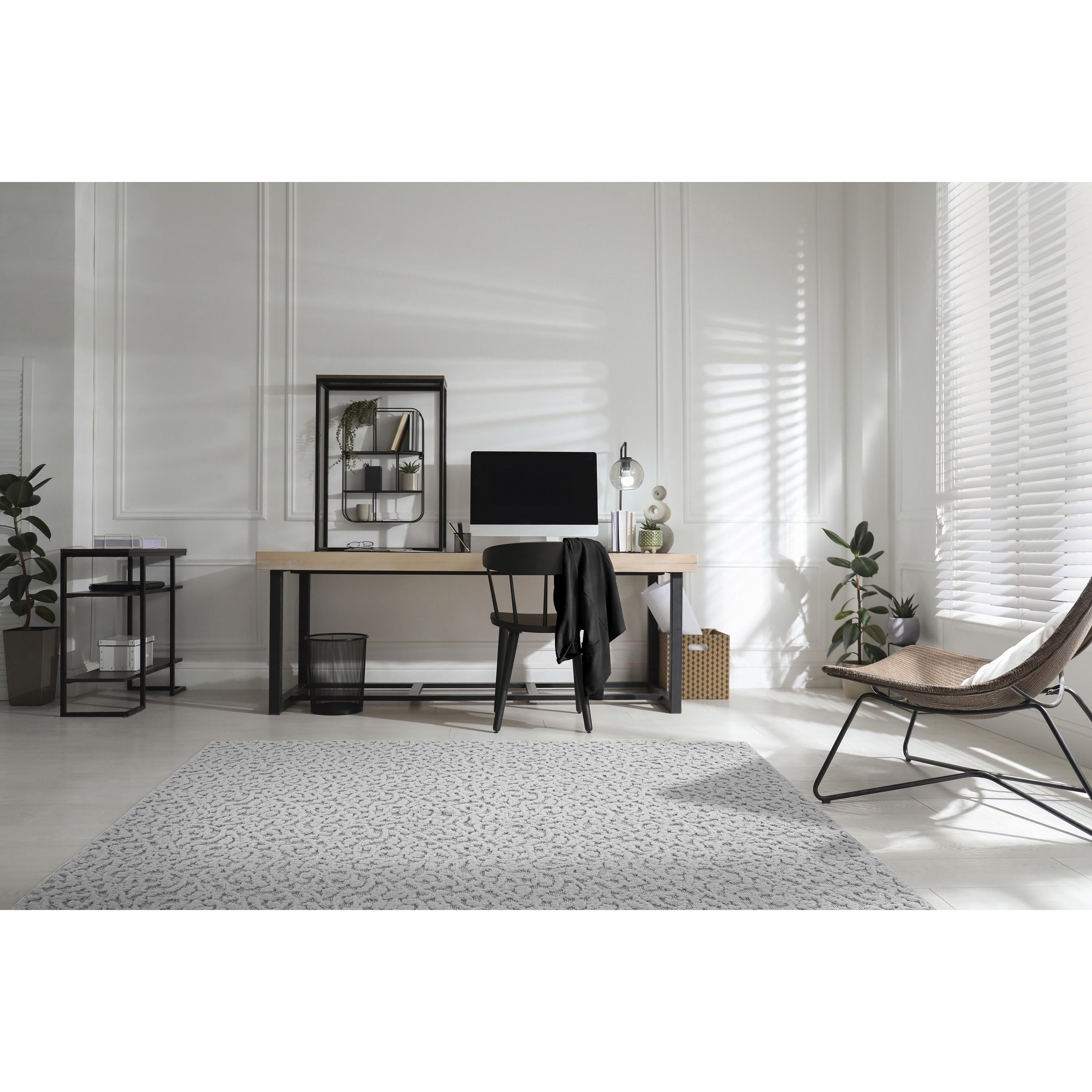 Garland Rug Ivy Silver Indoor Area Rug, 7'6" x 9'6"