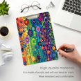 thumbnail image 4 of Acrylic Writing Board Gold12.5*9 Inch Clipboards Transparent Acrylic Material Suitable For Office Classroom Teachers Fashion Bloggers Stationery Enthusiasts Purple Flowers and Butterflies, 4 of 9