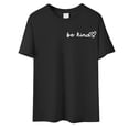 thumbnail image 4 of Graphic Tees for Women T-Shirts Casual Short Sleeve Round Neck Tee with Printed Design for Everyday Wear ( Women's T-Shirts) Black S, 4 of 6