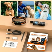 Shock Collar for Dogs - Pet Training Collar with Remote 2600 ft Waterproof for Small Medium Large Dogs (15 - 100 lbs)- 3 Safe Training Modes, Rechargeable Dog Bark Collars-Orange
