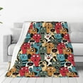 thumbnail image 1 of KLL Different Cats 1 Pattern Fleece Throw Blanket,Fleece Throw Blankets for Couch & Bed All Season Use-60"x50", 1 of 7