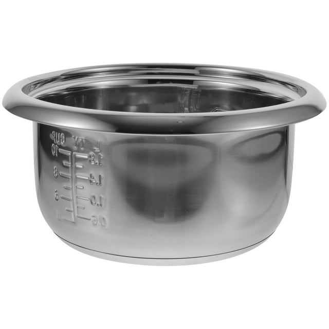 OULII Cook Rice Replacement Bowl for Rice Cooker Stainless Steel 304 1Set