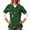 #207-Multicolor, variant on Women's Scrub Top for Christmas, Short Sleeve V-Neck with Two Pockets, Professional Healthcare Uniform for Nursing and Holiday Work
