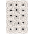 thumbnail image 5 of SAFAVIEH Soho Megan Floral Wool Area Rug, Ivory/Black, 6' x 6' Square, 5 of 10