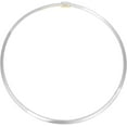 thumbnail image 3 of Floreo 14k Yellow and White Gold 4mm Reversible Omega Chain Necklace, 3 of 3