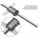thumbnail image 4 of Medidor de profundidad digital de 0 a 150 mm, calibrador digital de acero inoxidable de alta precisión de 0,01 mm con sistema de medición de mm/pulgada, 4 of 5