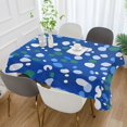 thumbnail image 2 of Yayeee Tablecloths 54" x 54" Rectangle Wrinkle Resistant Party Table Cover, Green Dots, 2 of 8