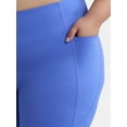 thumbnail image 4 of Athletic Works Women's and Women's Plus High Rise Bike Shorts, Size XS-4X, 4 of 5
