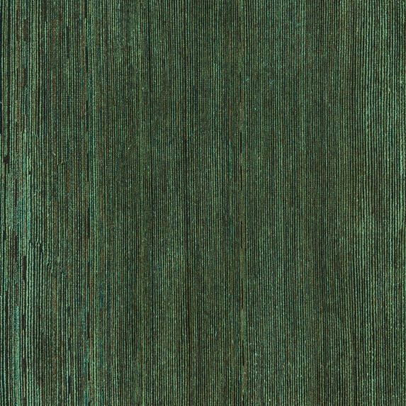 Ahgly Company Indoor Square Abstract Turquoise Blue Modern Area Rugs, 6' Square
