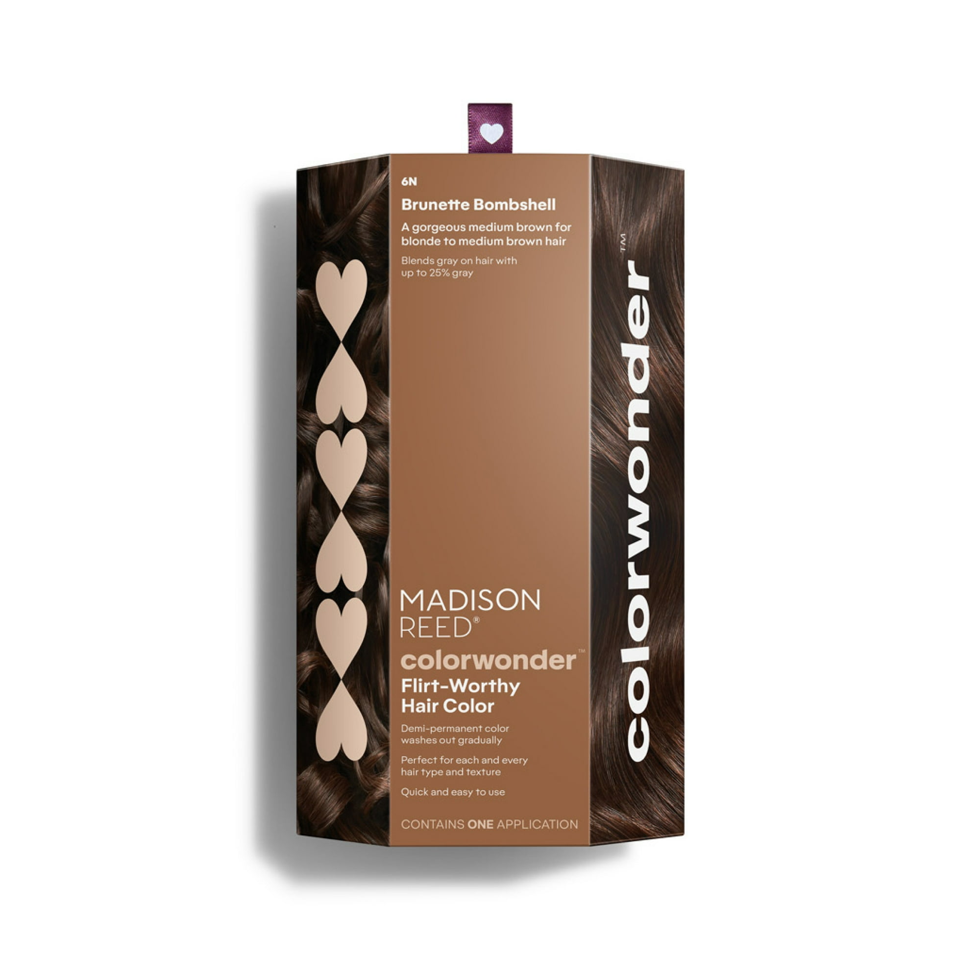 Madison Reed ColorWonder Demi-Permanent Hair Color Kit, 6N Brunette Bombshell