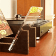 thumbnail image 6 of 3set Vinyl Record Storage Holder Large Capacity Acrylic Ends Display Stand Wooden LP Album Desktop Rack, 6 of 7
