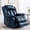 Blue, variant on EDILLY Dual Motor Large Power Lift Recliner Chair Recliners for Elderly, Infinite Position Recliner Chair with Heat and Massage, Breathable Leather(Dark Blue)