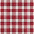 thumbnail image 3 of HomeRoots 673407 5 x 8 ft. Red & Ivory Plaid Washable Machine Made Rectangle Area Rug with UV Protection, 3 of 9
