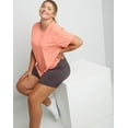 thumbnail image 6 of Hanes Just My Size Women's Stretch Jersey Bike Shorts, 9" (Plus ) Charcoal Heather 5X, 6 of 7