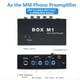 thumbnail image 2 of Caja M1 mm Preamplificador de Phono para Tocadiscos Preamplificador de Fonógrafo Mini Audio Estéreo HiFi con Amplificador de Auriculares, 2 of 5