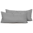 thumbnail image 1 of Ensemble Rectangle de 2 Coussins d'Extérieur Gris, 1 of 2
