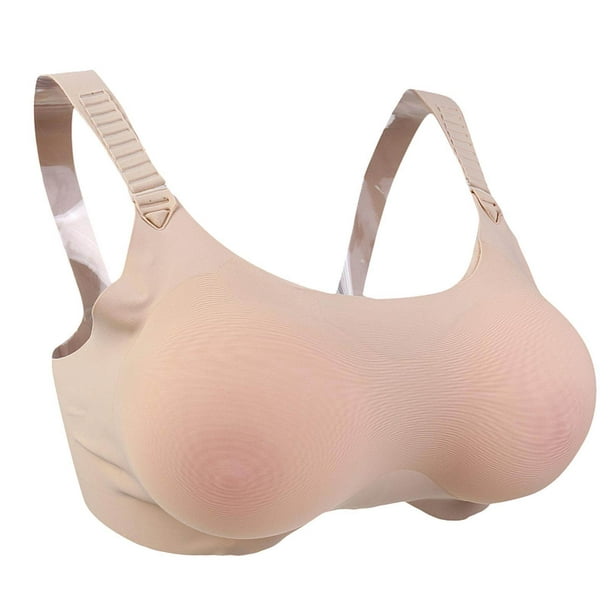 One Pair Silicone Breast Forms False Boobs for Crossdresser Mastectomy  (250g, Beige) at  Women's Clothing store