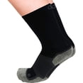 thumbnail image 6 of OrthoSleeve Wellness Compression Socks Crew Neuropathy Socks for Foot Pain, Black Wide/Small, 6 of 9