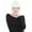 White, variant on HPO Adult Women's Split Dye Bob with Bangs Black and White Color & Made With Synthetic Fiber