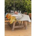 thumbnail image 4 of Rectangle Outdoor Tablecloth With Umbrella Hole And Zipper– Farmhouse Fall Thanksgiving Waterproof Patio Table Cover for Party, Picnic, Backyard, 60"x120" , Retro Pumpkins Leaf Sunflower, 4 of 8
