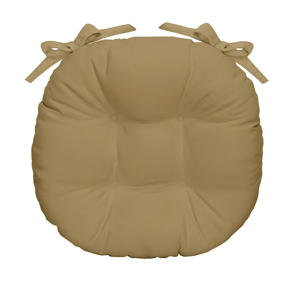 RSH Décor One~ Indoor / Outdoor Solid Tan Decorative Tufted Bistro