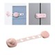 thumbnail image 4 of s adhesivas para puerta de refrigerador, correas, s a prueba de bebés, de armario para armario Rosado Baoblaze Cerradura de gabinete, 4 of 8