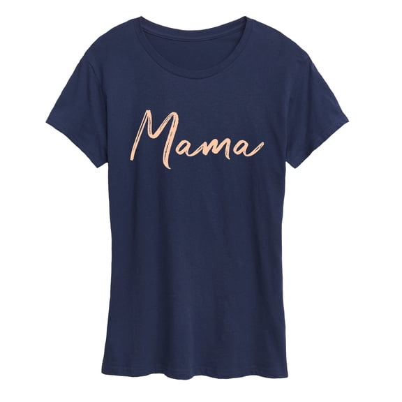 Instant Message - Mama Script - Women's Short Sleeve Graphic T-Shirt