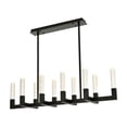 thumbnail image 4 of Elegant Lighting Noemi 10-Light Metal Adjustable LED Pendant in Black/Clear, 4 of 10