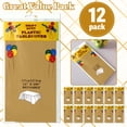 thumbnail image 6 of Plastic Tablecloths, 12 Pack Disposable Table Covers Rectangle Party Table Cloth 54" x 108", Gold, 6 of 6