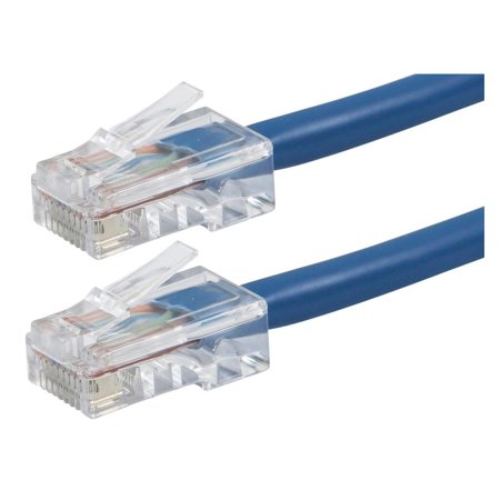 UPC: 0889028012833 | Monoprice Cat6 Ethernet Patch Cable – 3 Feet – Blue  RJ45  Stranded  550Mhz  UTP  Pure Bare Copper Wire  24AWG – Zeroboot Series