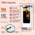 thumbnail image 4 of Mothers Day Gifts for Mom from Daughter, Son, Kids Funny Mom Gift Mama Coffee Cup My Favorite Child Gave Me This Cup Birthday Mothers Day Christmas Gift Idea 20oz Stainless Steel White Tumbler, 4 of 6