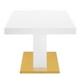 thumbnail image 3 of Modway Vector Expandable Dining Table in White Gold, 3 of 10