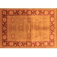 thumbnail image 1 of Ahgly Company Indoor Rectangle Oriental Orange Industrial Area Rugs, 7' x 9', 1 of 4