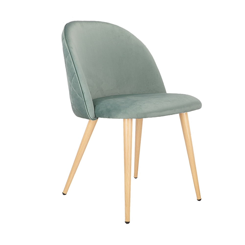 Kepooman Velvet Dining Chair Set, Dining Kitchen Chair, Mid Century Living Room Chair, Modern Metal Leg Upholstered Side Chair, Set of 2, Green Kepooman Velvet Dining Chair Set, Dining Kitchen Chair, Mid Century Living Room Chair, Modern Metal Leg Upholstered Side Chair, Set of 2, Green