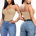 thumbnail image 4 of Nebility Shapewear Tops for Women Tummy Control Tank Shaping Camisole Seamless Body Shaper Slimming Cami Waist Trainer Vest, 4 of 8