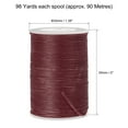 thumbnail image 2 of Unique Bargains Maroon Polyester Waxed Leather Sewing Thread, 98 Yards, 2 of 5