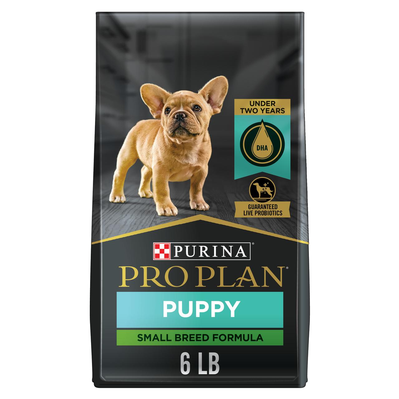 Purina Pro Plan High Protein Small Breed Puppy Food DHA Chicken Rice 