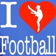 thumbnail image 3 of CafePress - I Love Football Dark T Shirt - Men's Classic Graphic Cotton T-Shirt, 3 of 4