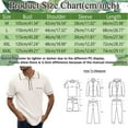 thumbnail image 2 of GHSOHS Mens Shirts Clothes Oxford Shirts for Men Fashion Camisas Tops Men Shirt Spring and Summer Thick Jacquard Short Button Knit Print Top Shirt Mens Dress Shirts Lapel Long Sleeve Shirts, 2 of 4