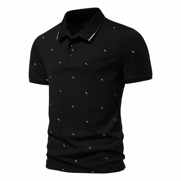 Floenr Mens T Shirts,Summer Fashion Casual Short Sleeve T-shirt Slim Fit Men's Top Lapel Shirt